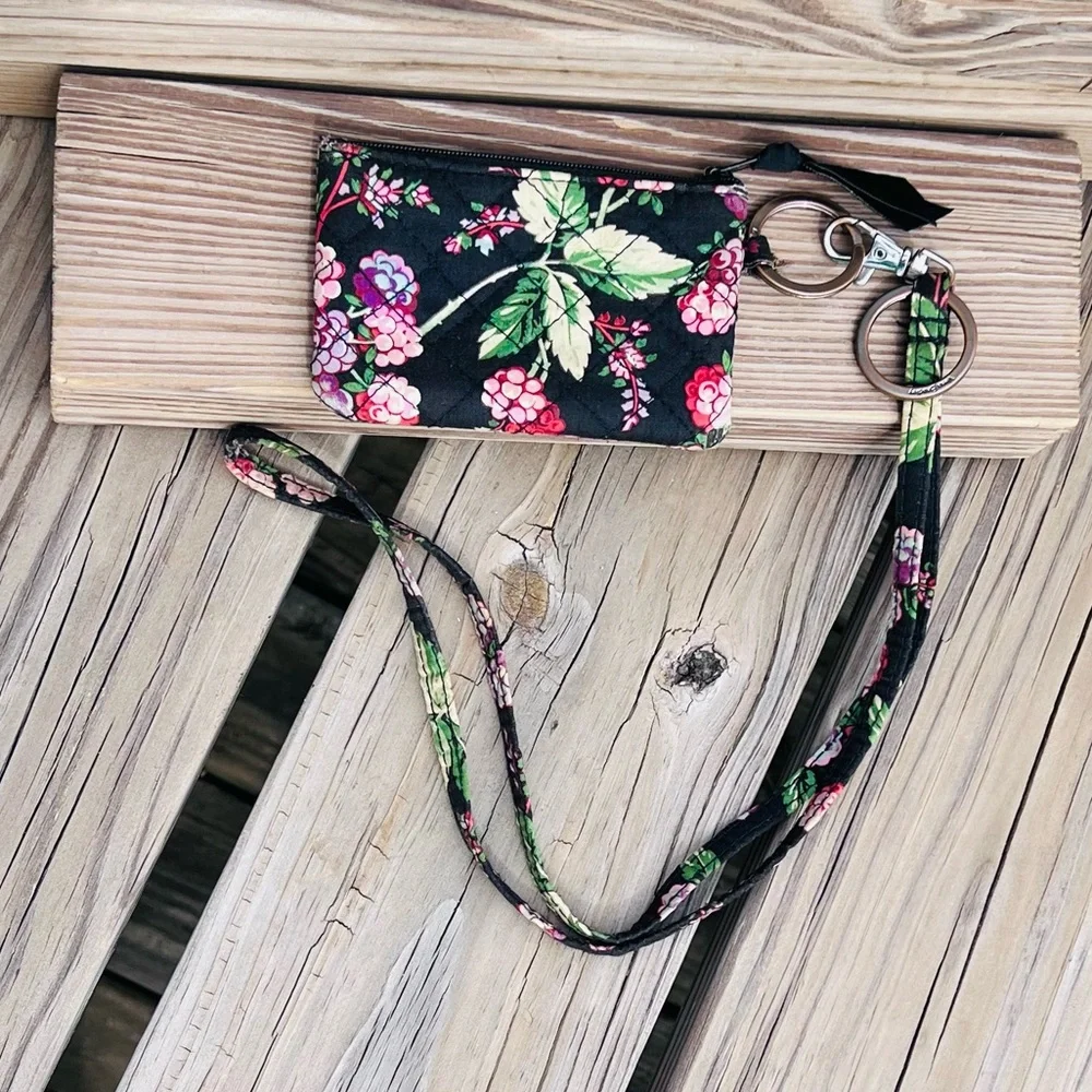 Vera Bradley Lanyard I.D. Wallet! VGUC! - Picture 9 of 12